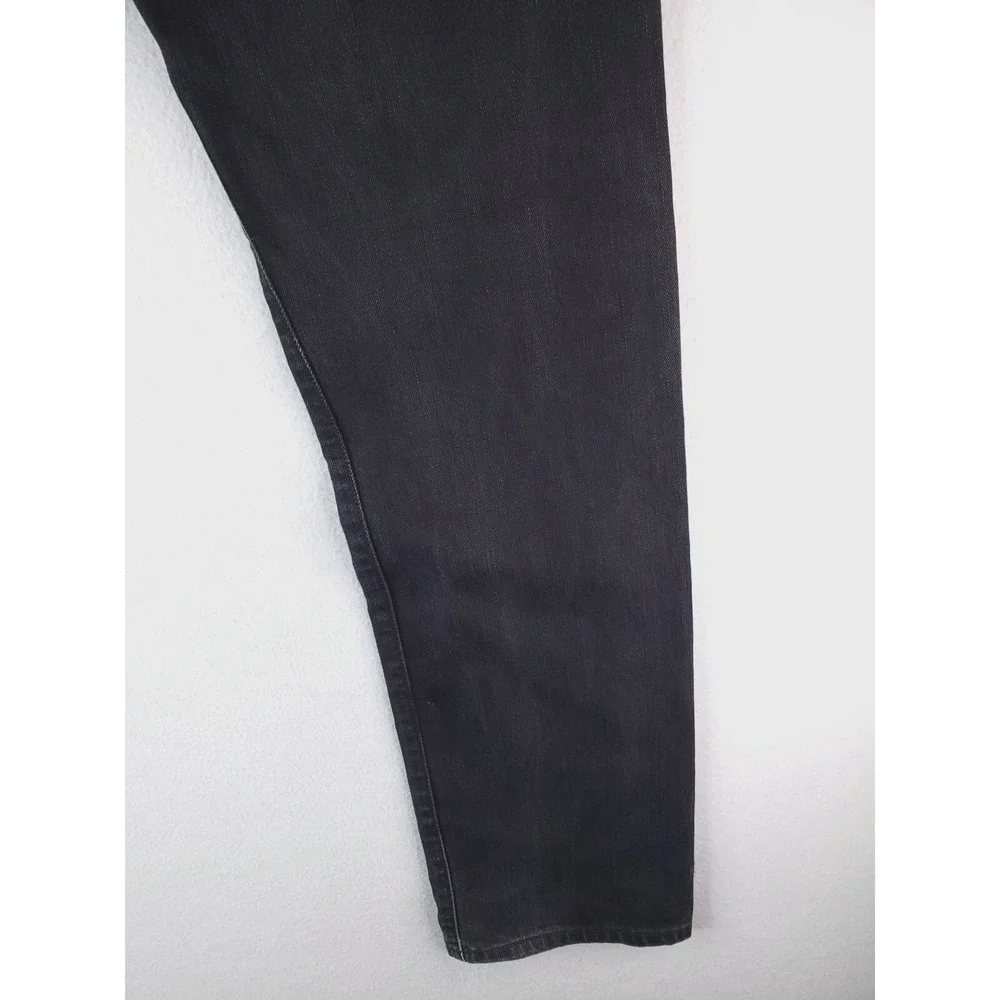 Levis 501 Jeans Mens 34x34 Black Original Straight Button Fly Red Tab Work Pants